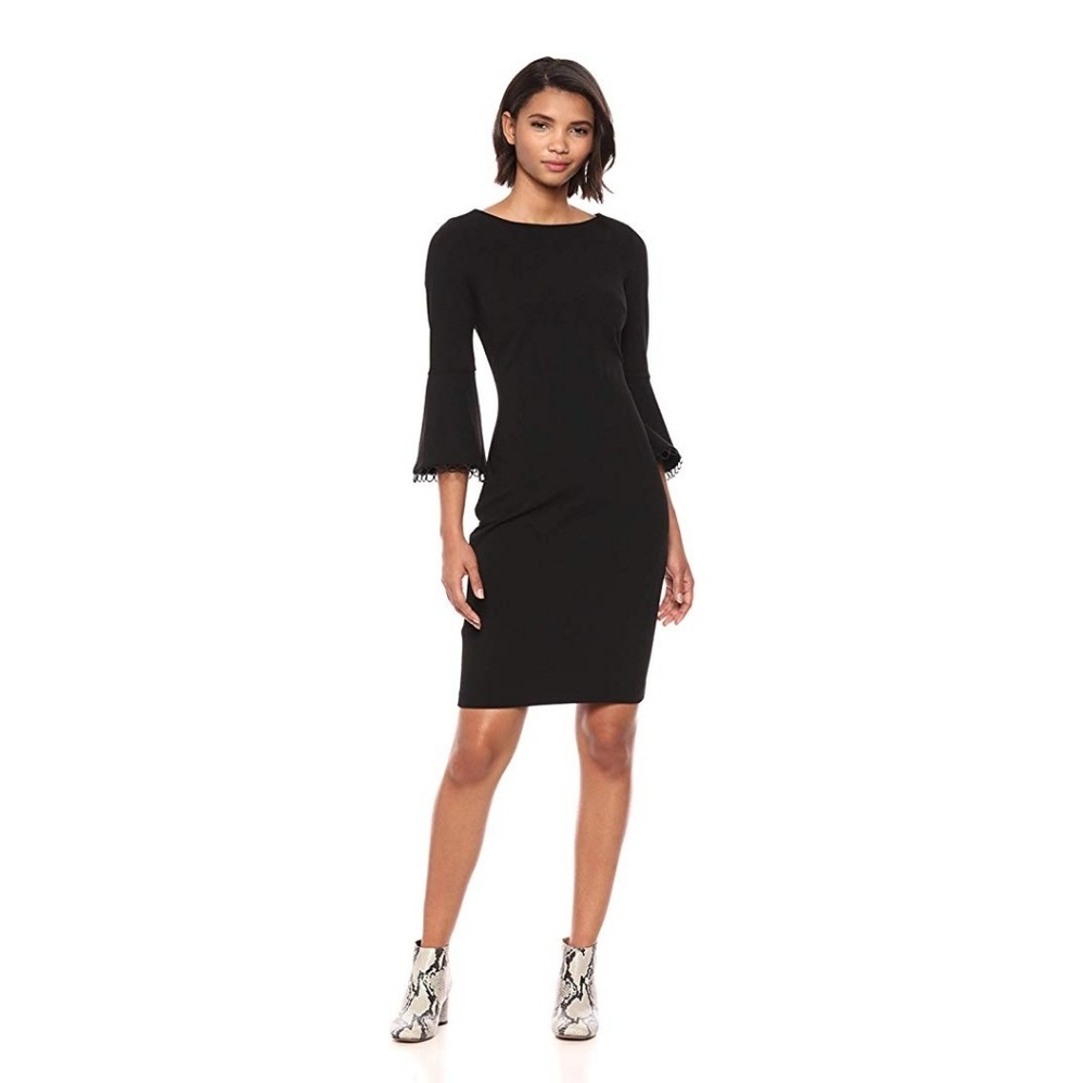 Calvin Klein Bell Sleeve Dress